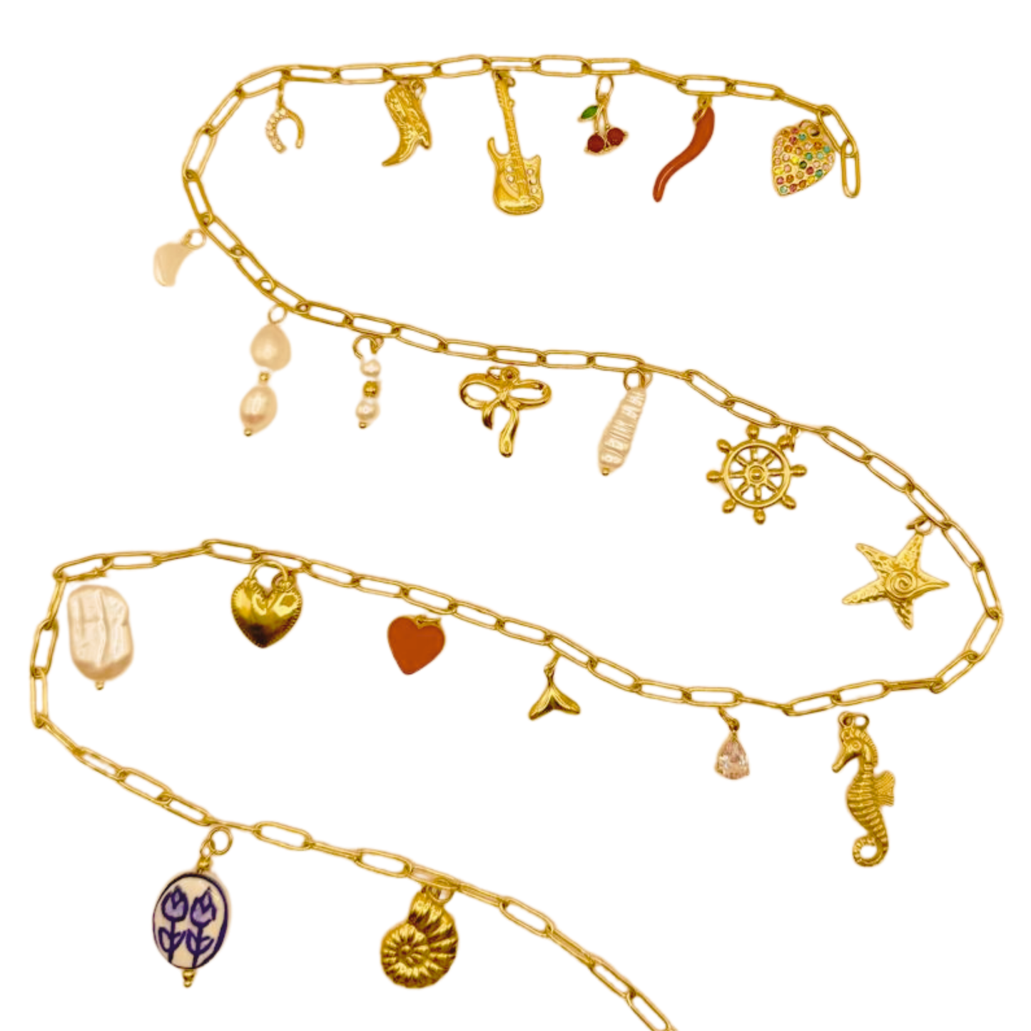 Clasp Charm Necklace: