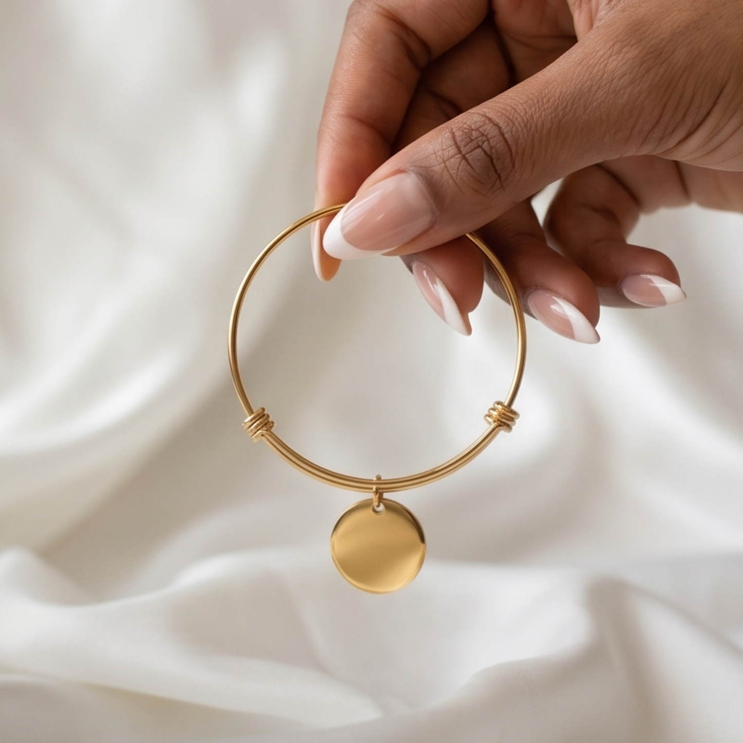 Personalised Adjustable Push-Pull Bangle
