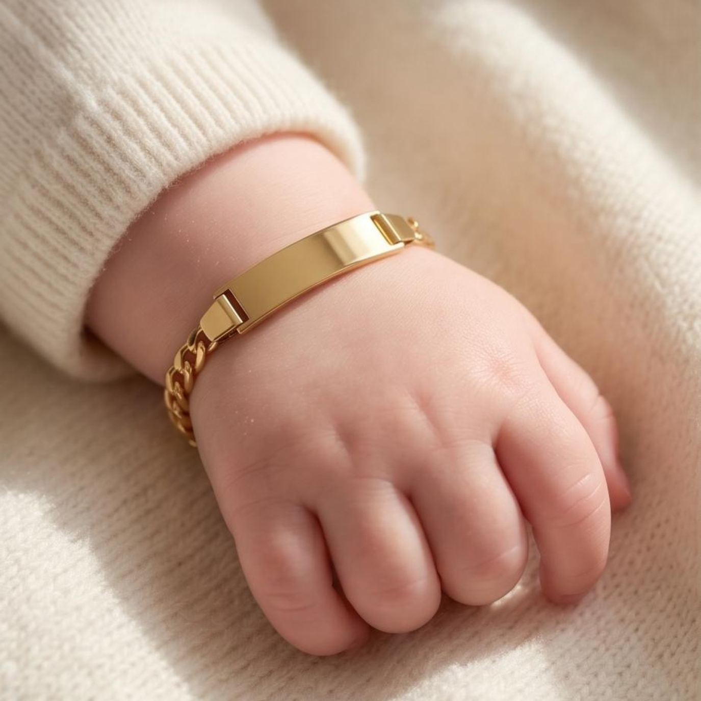 Personalised Kids Bracelet (Gold)