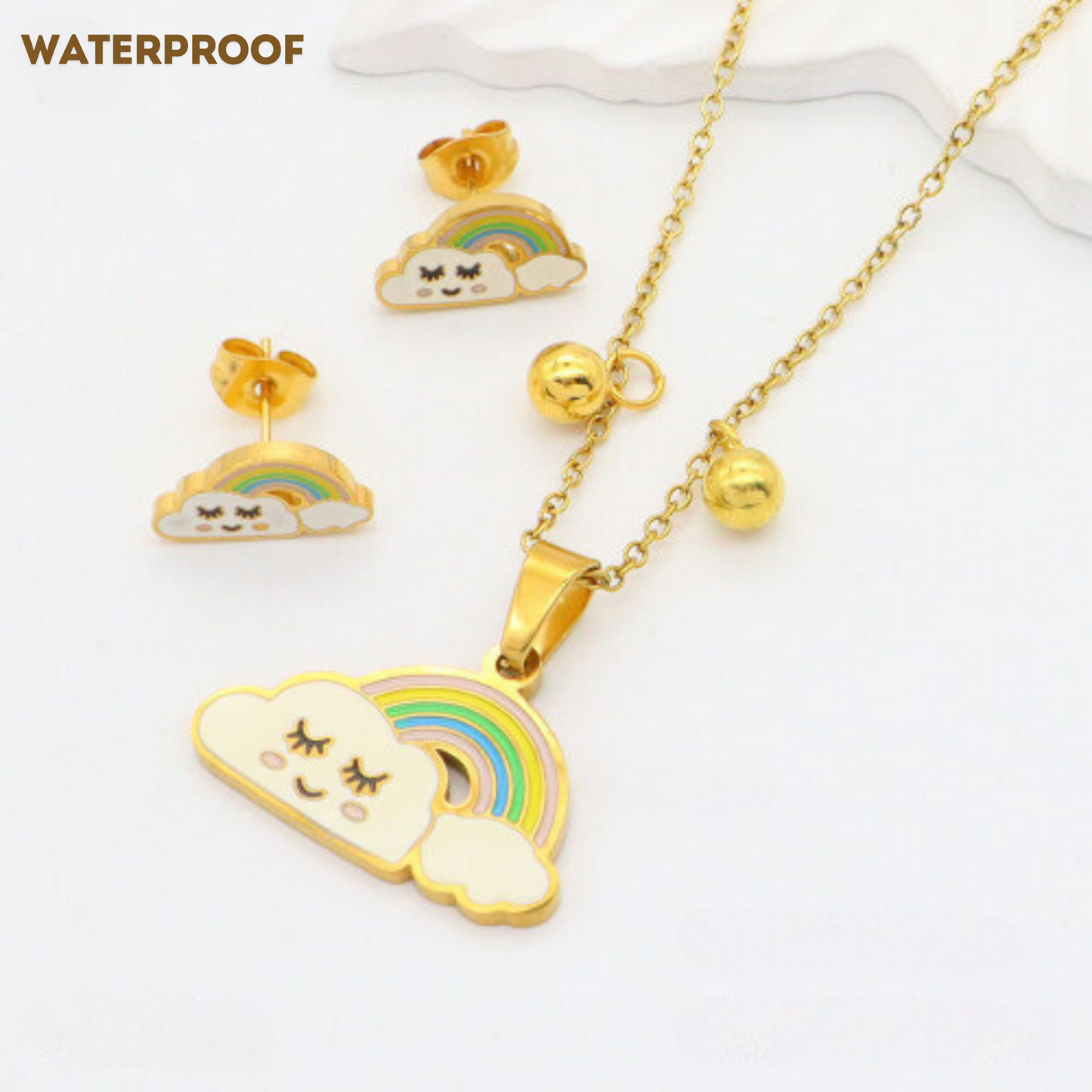 Rainbow Dreams Necklace and Earrings