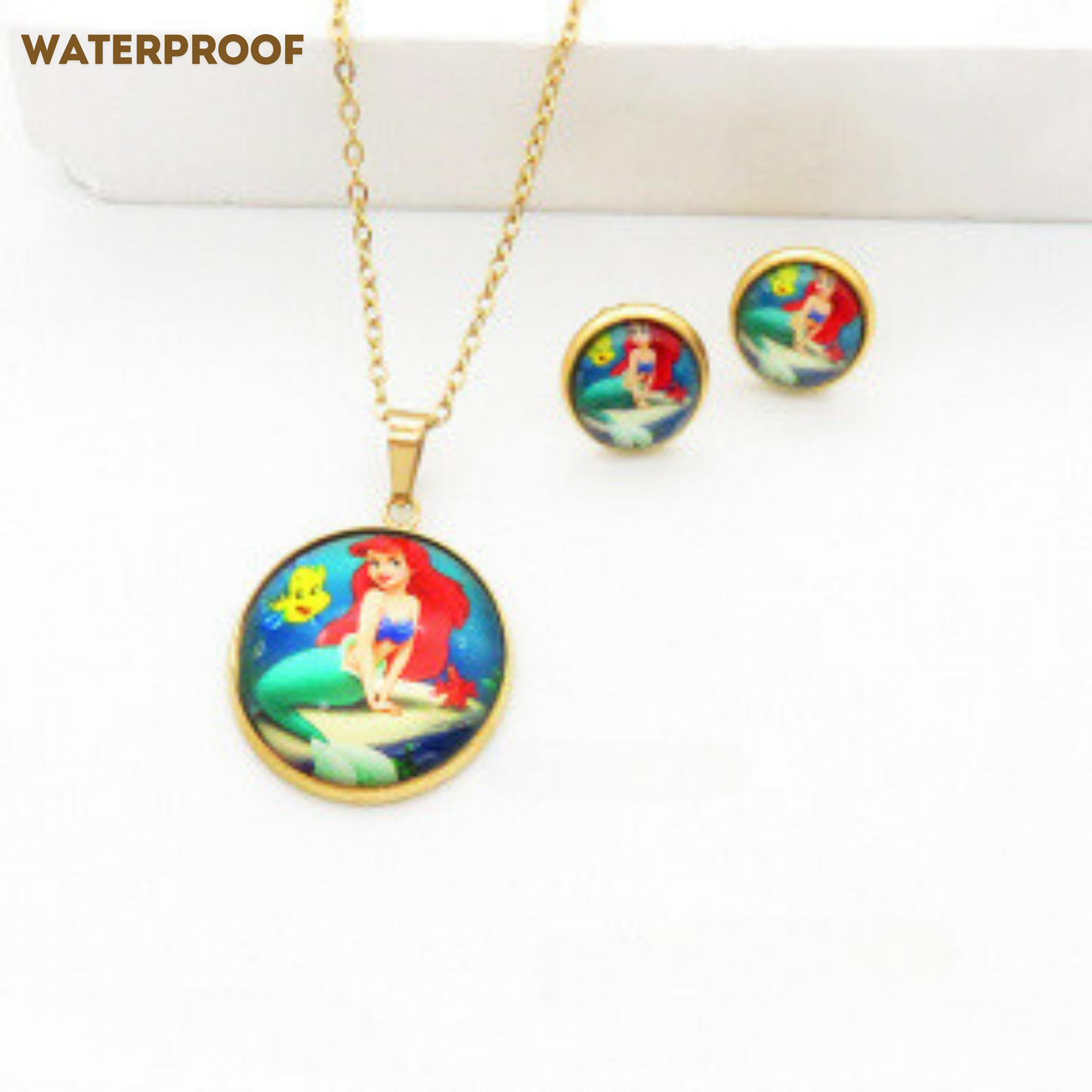 Ariel Necklace and Earrings