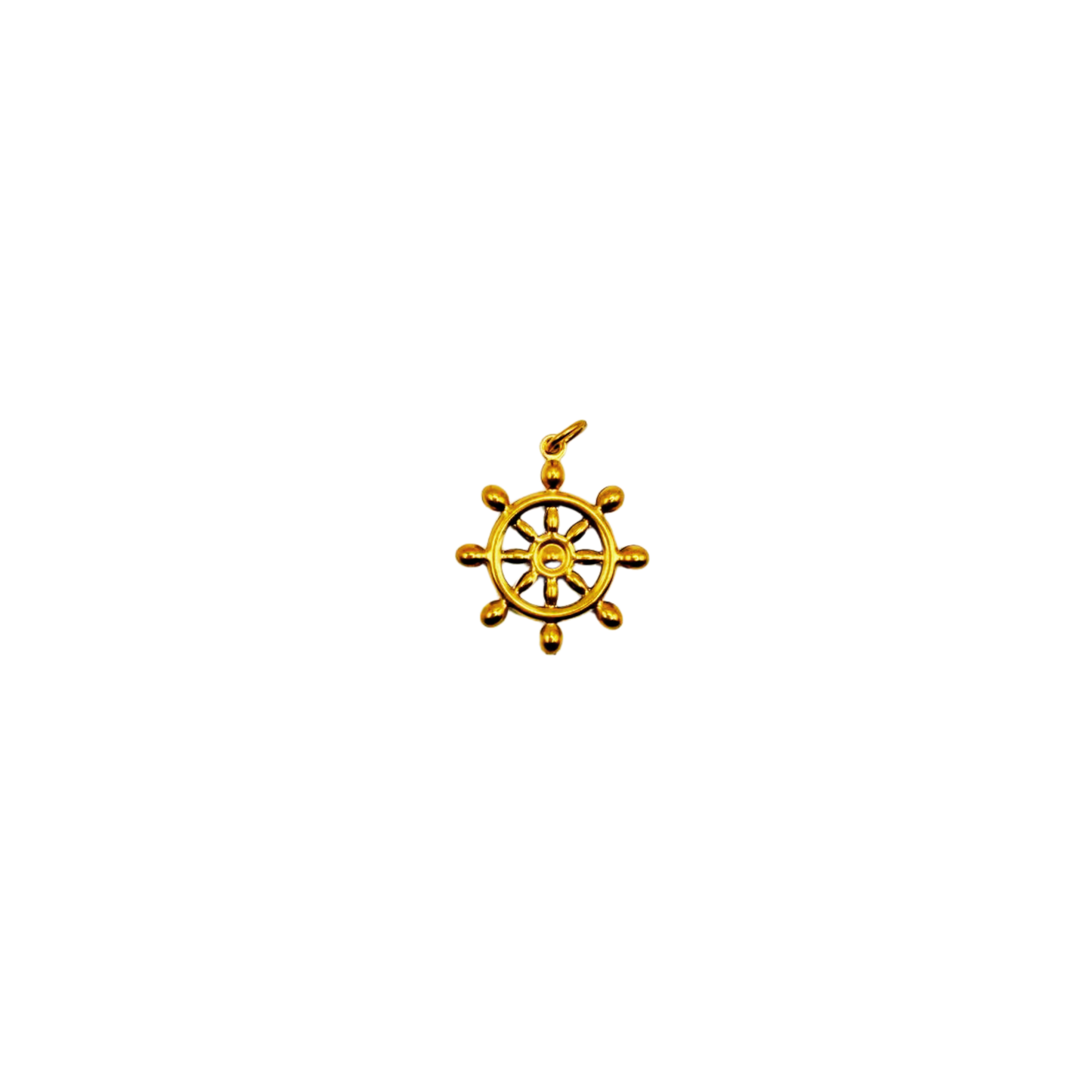 Ship Wheel Charm