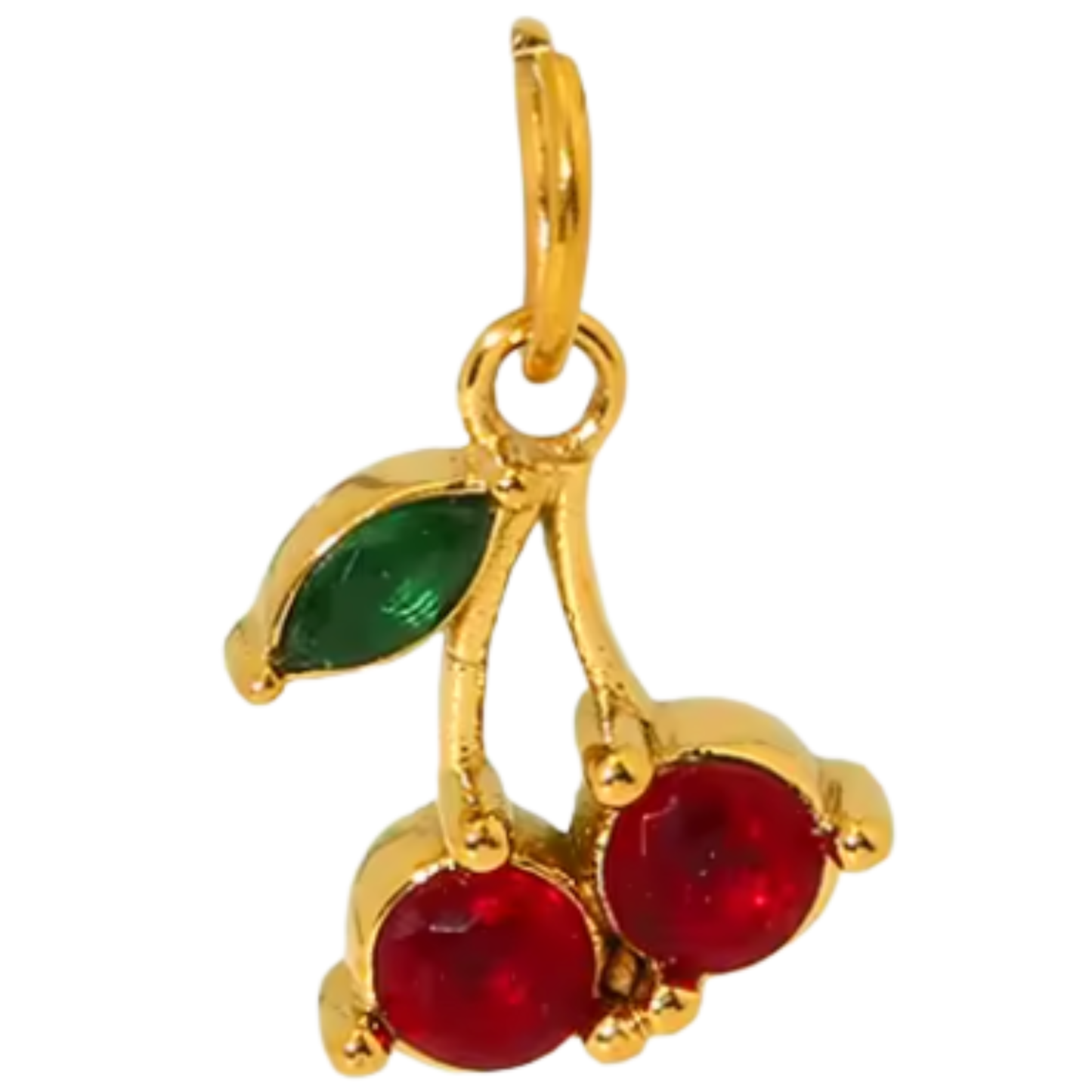 Red Zircon Cherry Charm