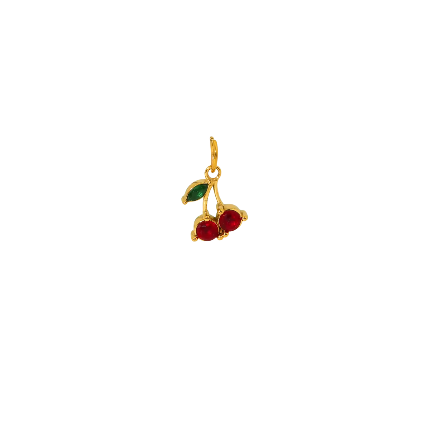 Red Zircon Cherry Charm