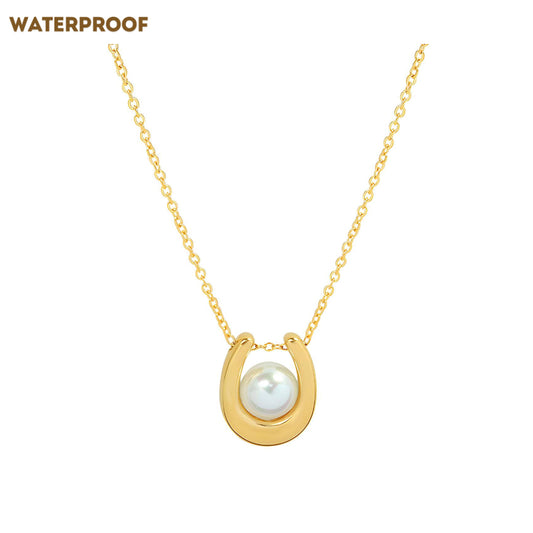 Pearl Lucky Charm Necklace