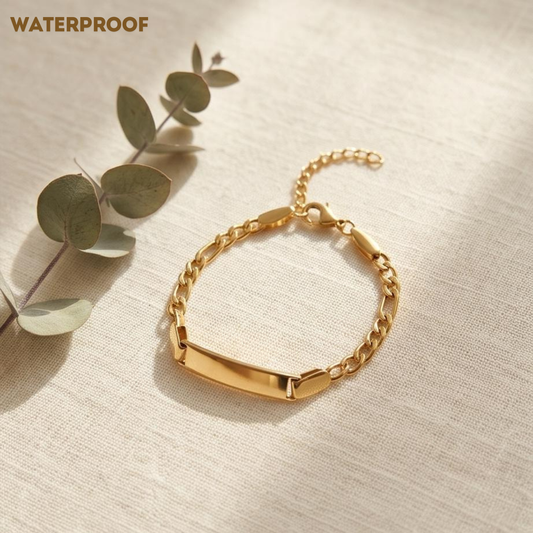 Personalised Kids Bracelet (Gold)