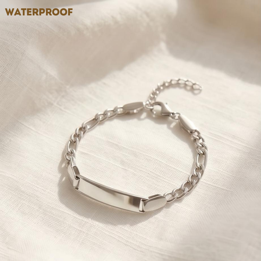 Personalised Kids Bracelet (Silver)