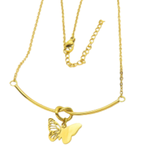 Butterfly Pendant Necklace