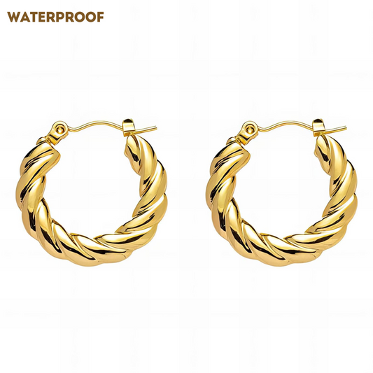 Isla Twisted Hoops