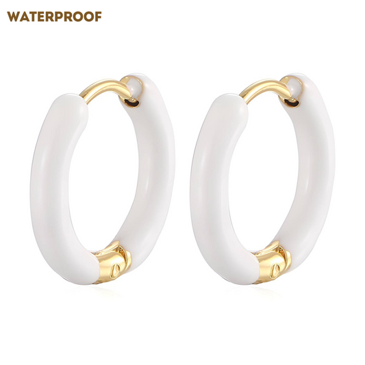 Olivia White Hoops