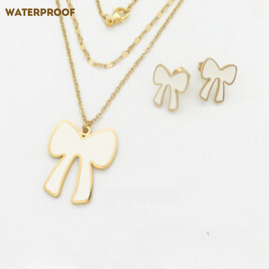 Bow-tiful Bows Necklace and Earrings