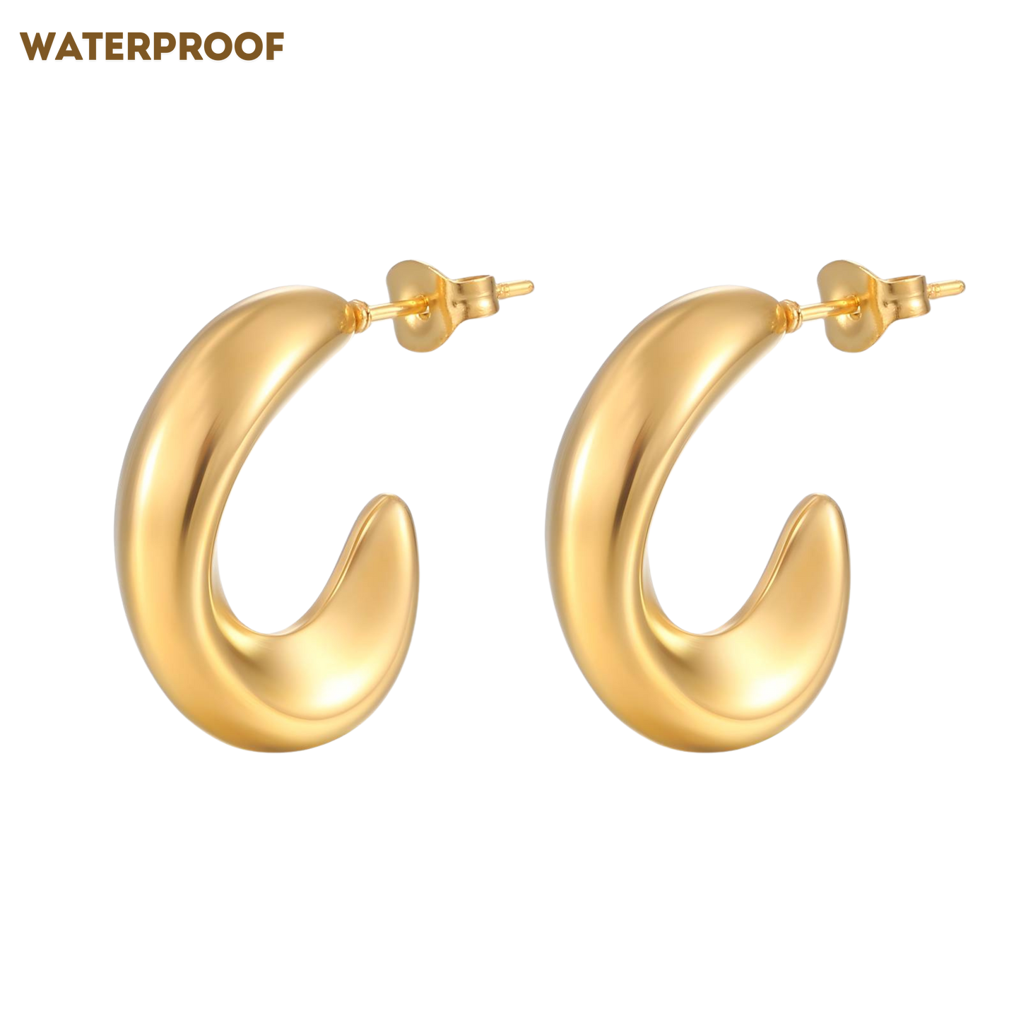Tia C-Shape Hoops